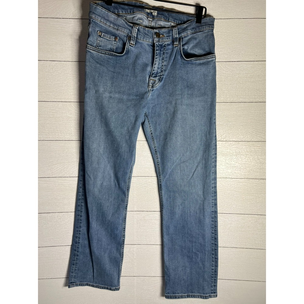 Tecovas 33x30 - Measures 32x29 - Mens Slim Medium Blue Jean Denim Pants - Picture 2 of 16